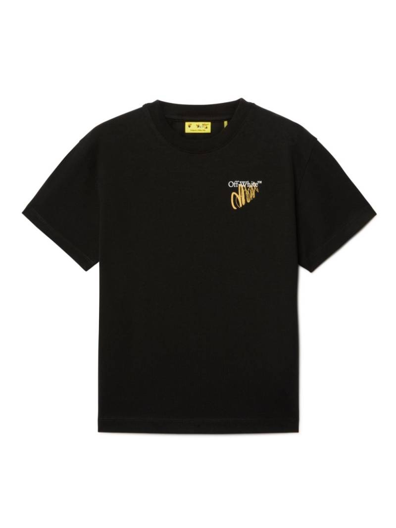 Off-White Kids Arrow Sketch T-shirt - Black von Off-White Kids