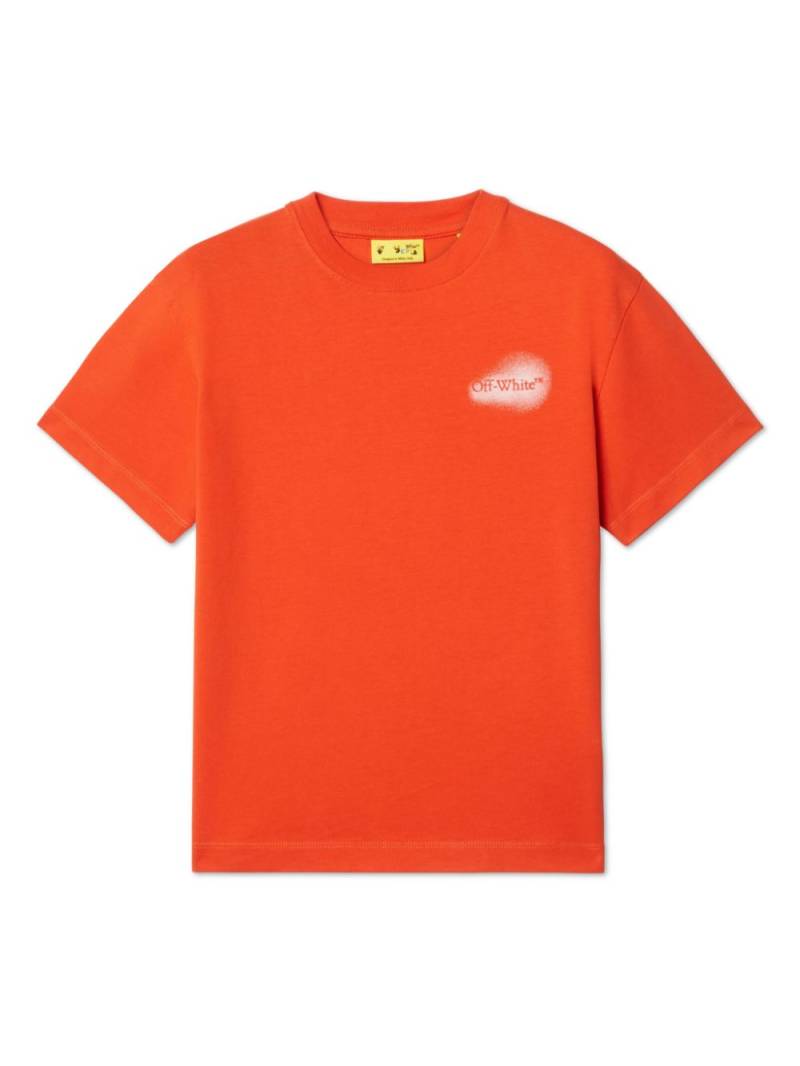 Off-White Kids Arrow Spray T-shirt - Orange von Off-White Kids