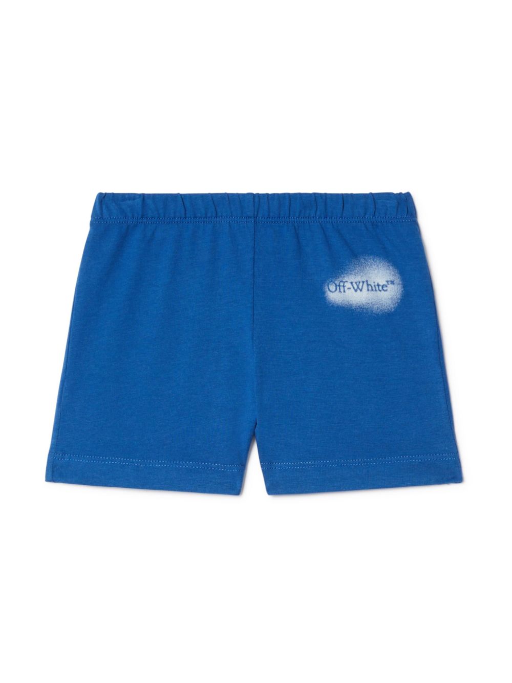 Off-White Kids Arrow Spray jersey shorts - Blue von Off-White Kids