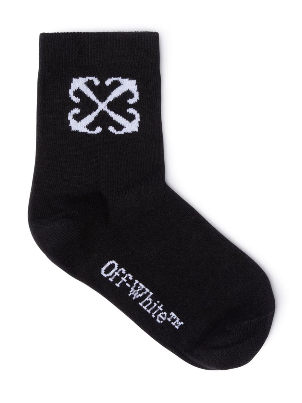 Off-White Kids Arrow logo-jacquard socks - Black von Off-White Kids