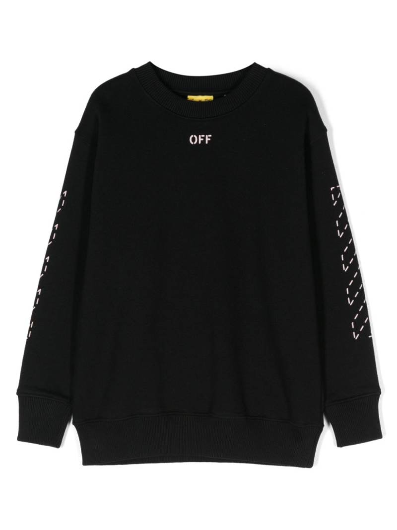 Off-White Kids Arrow sweatshirt - Black von Off-White Kids