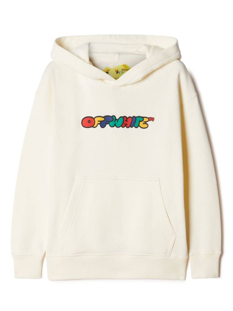 Off-White Kids Arrows cotton hoodie - Neutrals von Off-White Kids