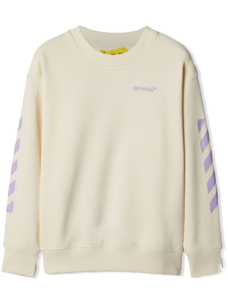 Off-White Kids Arrows-motif crew neck sweatshirt von Off-White Kids