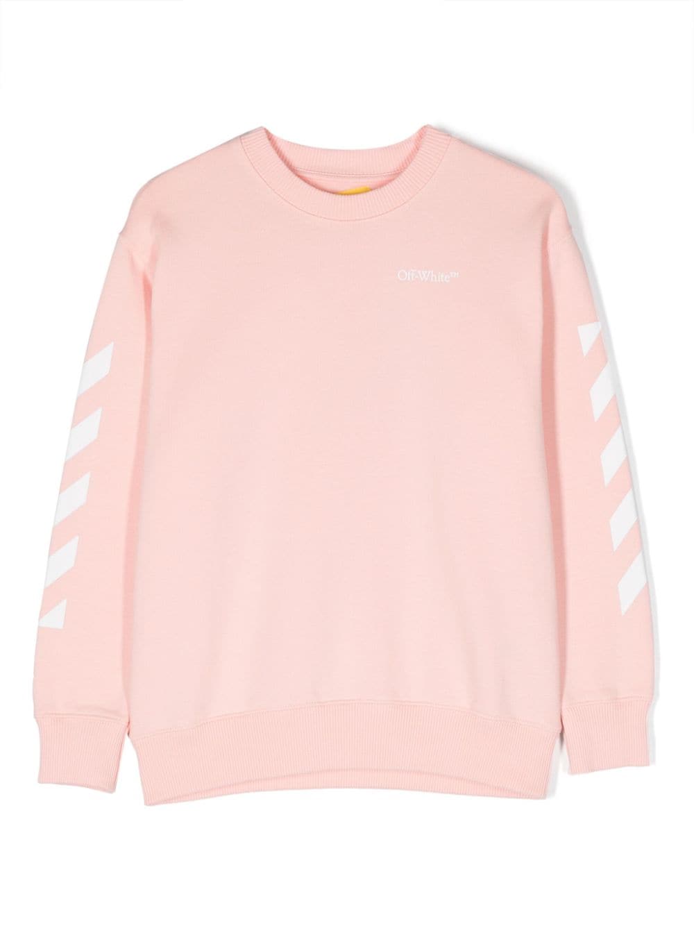 Off-White Kids Arrows motif logo-print sweatshirt - Pink von Off-White Kids