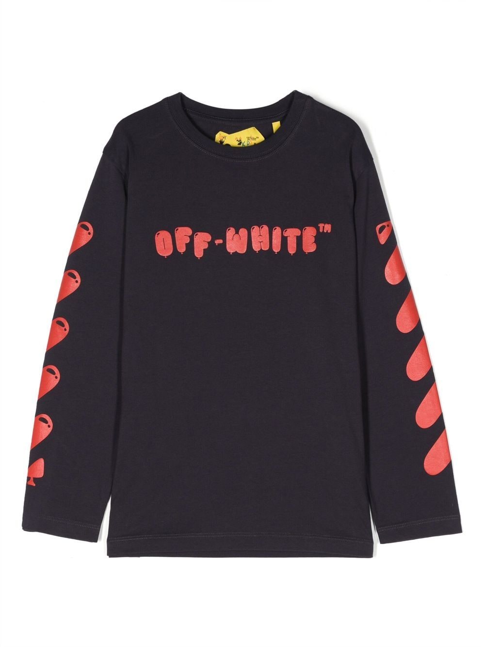 Off-White Kids Arrows print long-sleeved T-shirt - Blue von Off-White Kids