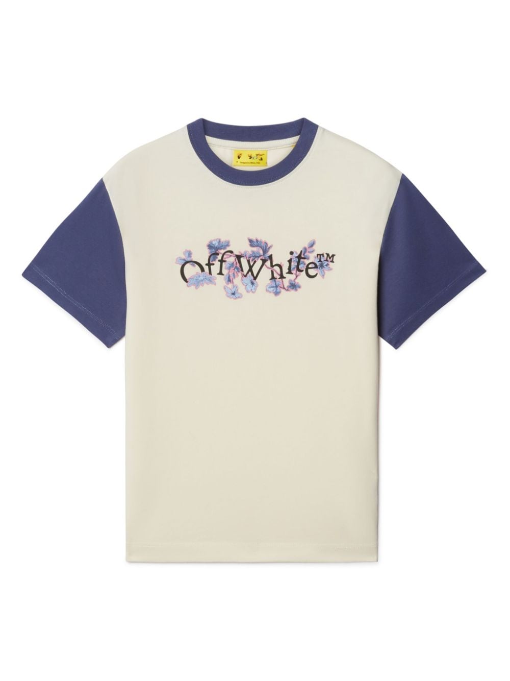 Off-White Kids Bookish Flowers cotton T-shirt von Off-White Kids