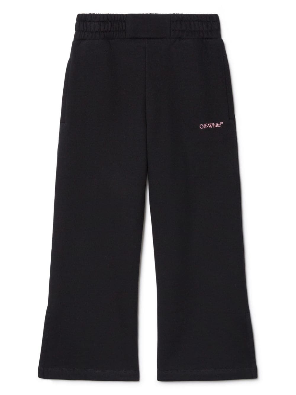 Off-White Kids Bookish cotton track pants - Black von Off-White Kids