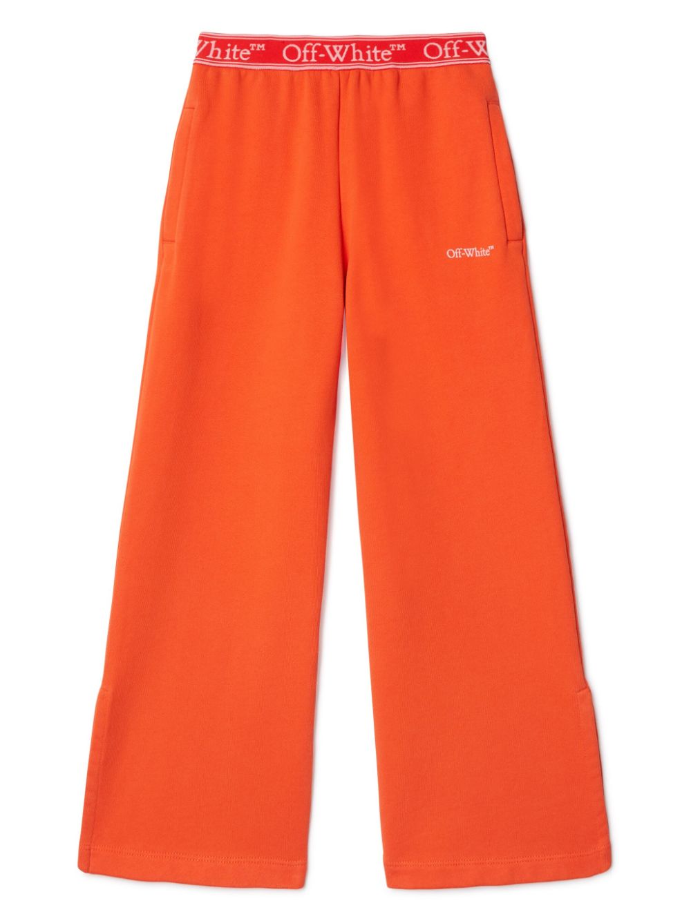 Off-White Kids Bookish logo band track pants - Orange von Off-White Kids