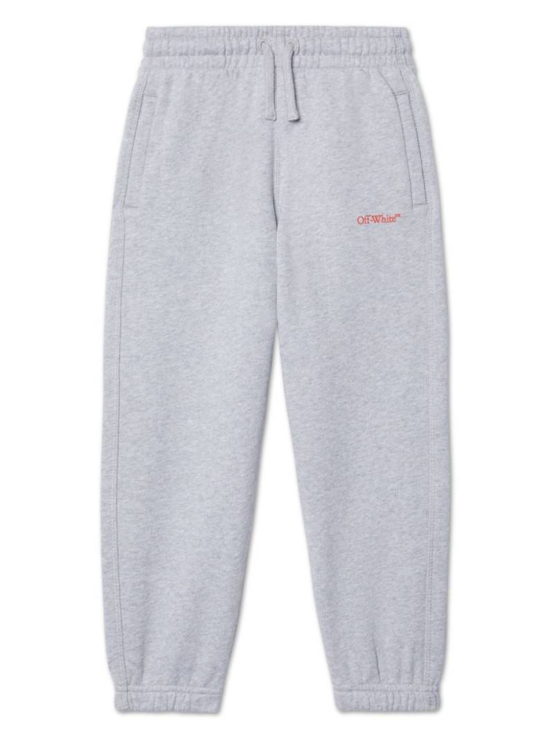 Off-White Kids Bookish track pants - Grey von Off-White Kids