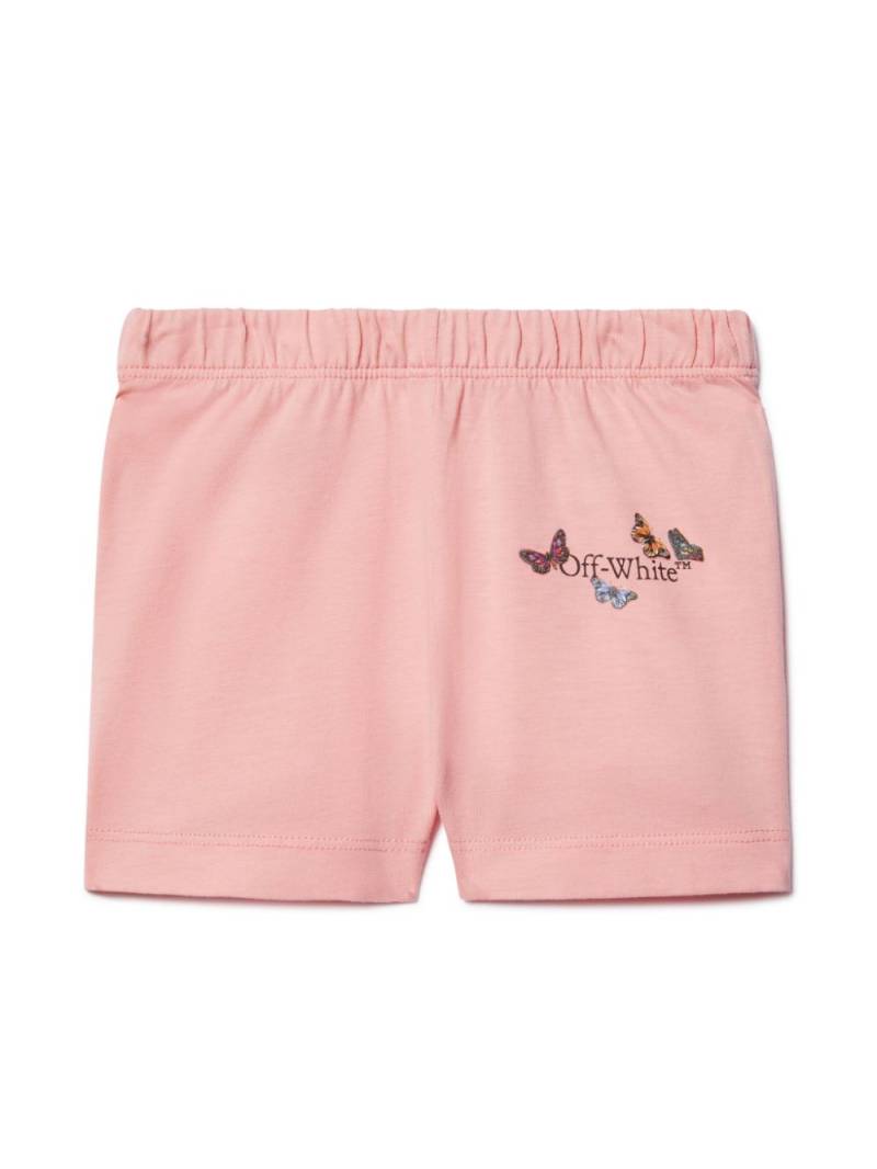 Off-White Kids Butterfly shorts - Pink von Off-White Kids