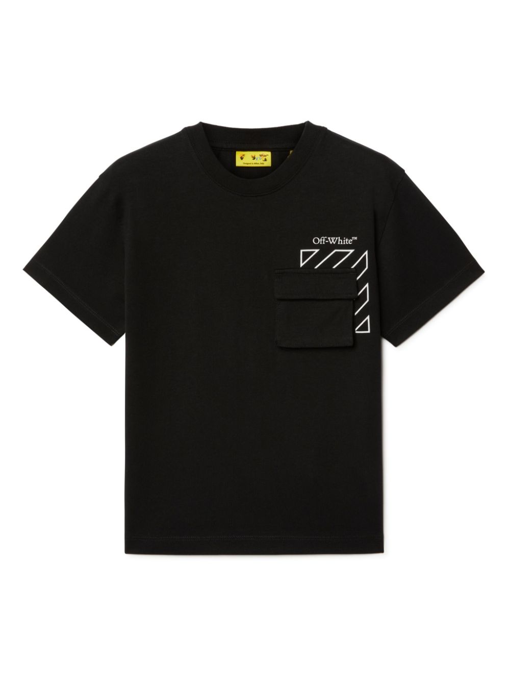 Off-White Kids Cargo T-shirt - Black von Off-White Kids