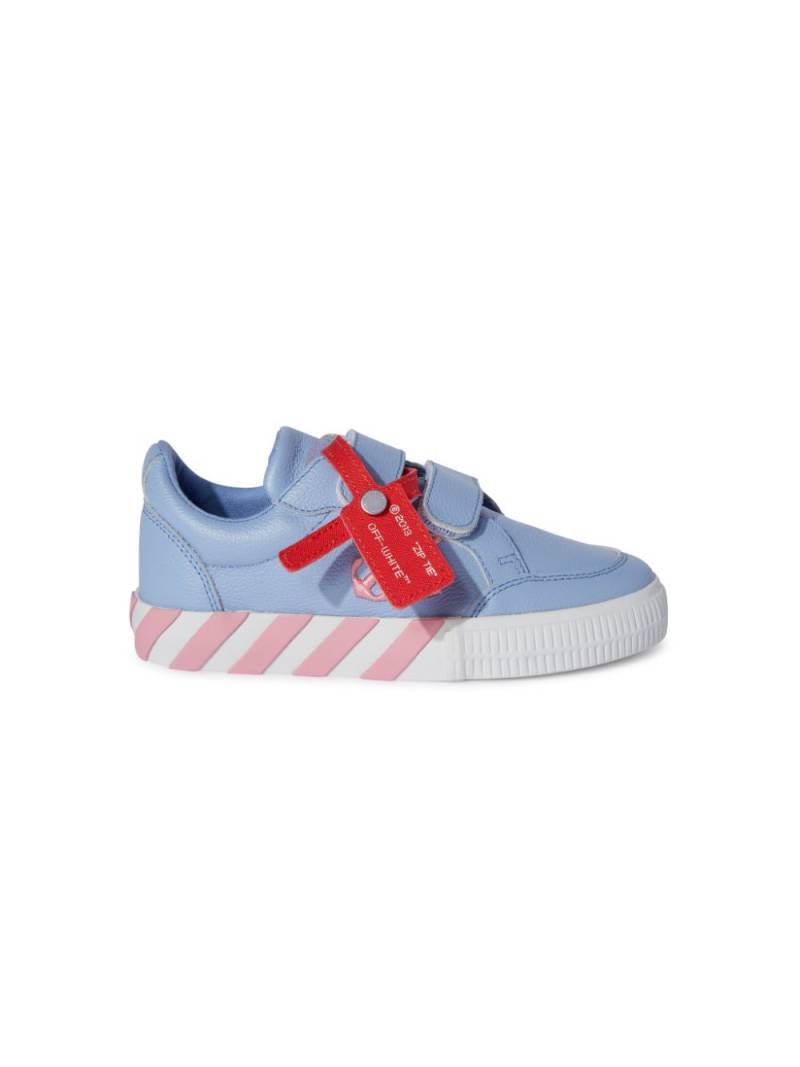 Off-White Kids Low Vulcanized leather sneakers - Blue von Off-White Kids