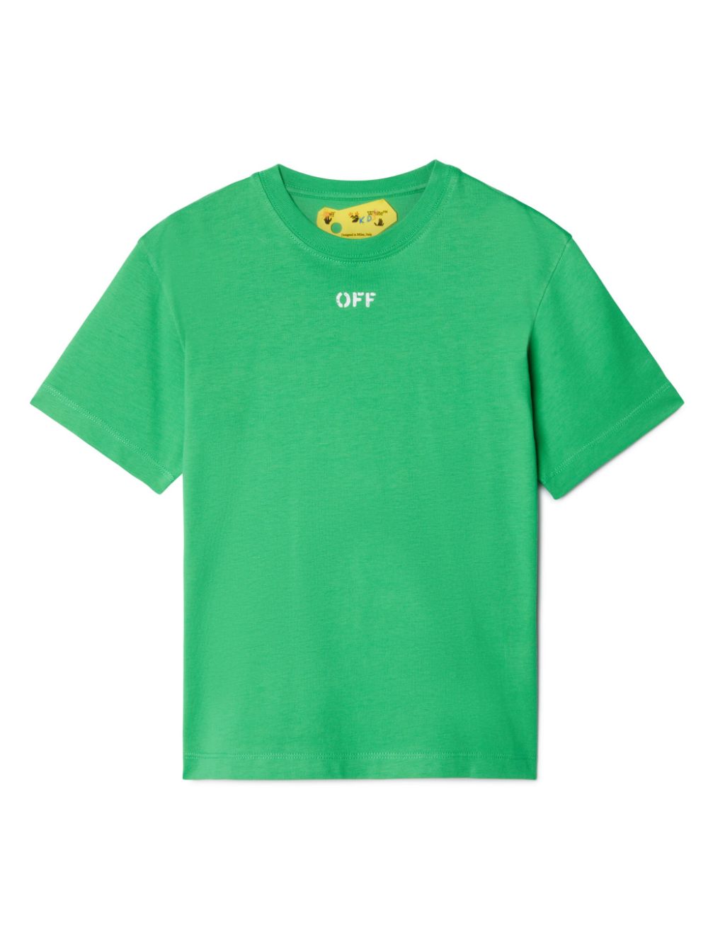 Off-White Kids Off Stamp cotton T-shirt - Green von Off-White Kids