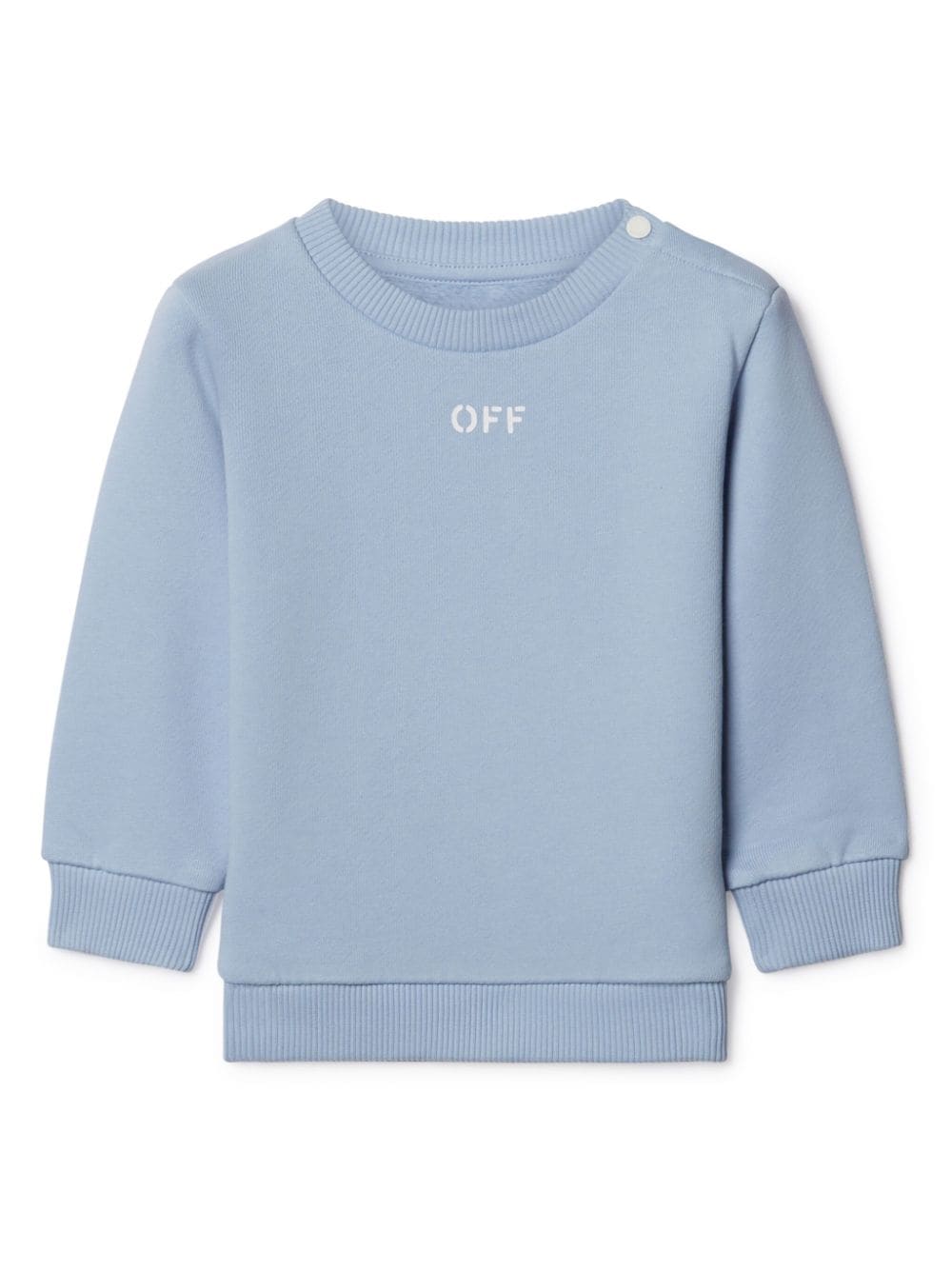 Off-White Kids Off Stamp cotton sweatshirt - Blue von Off-White Kids