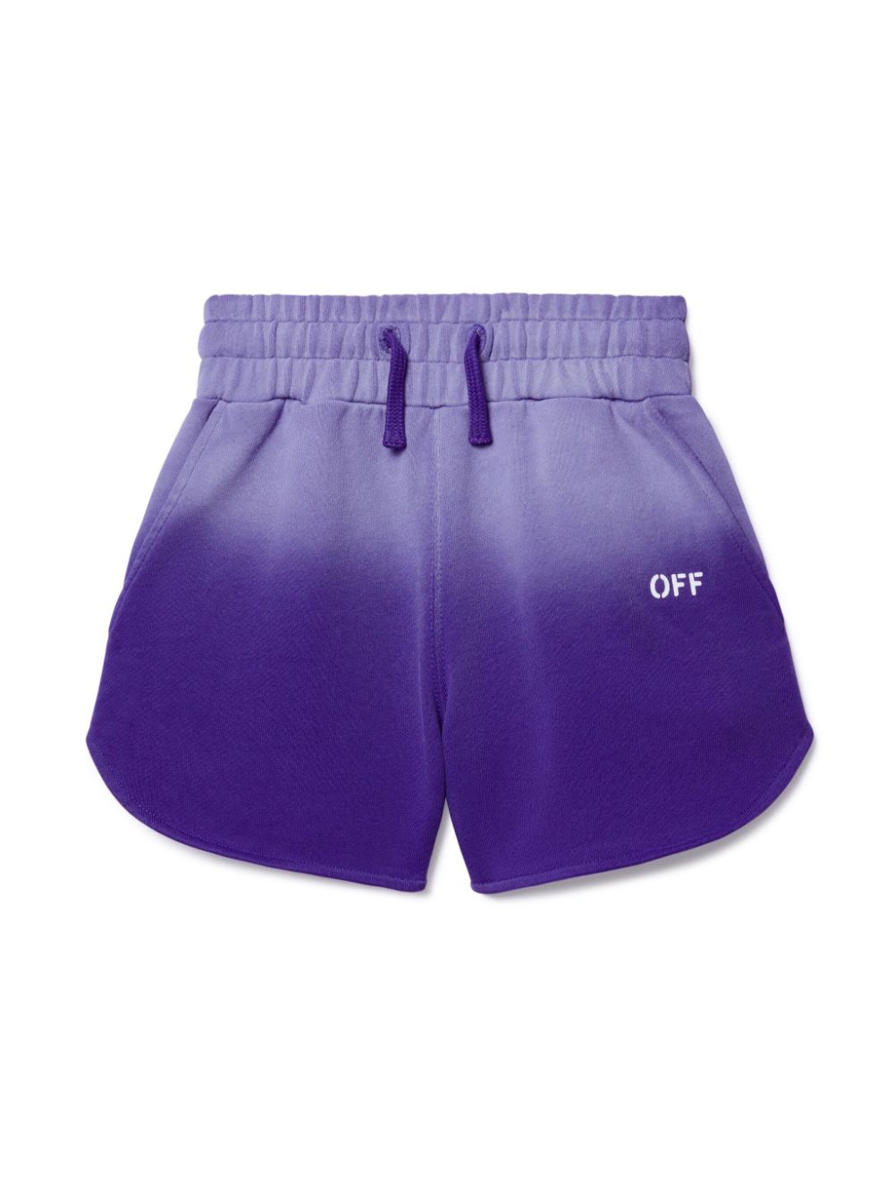 Off-White Kids Off-stamp shorts - Purple von Off-White Kids