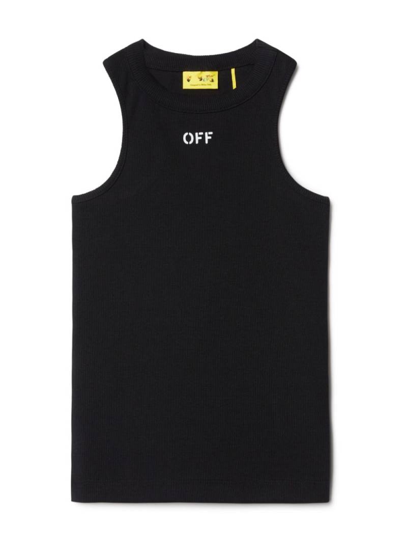 Off-White Kids Off-stamp tank dress - Black von Off-White Kids