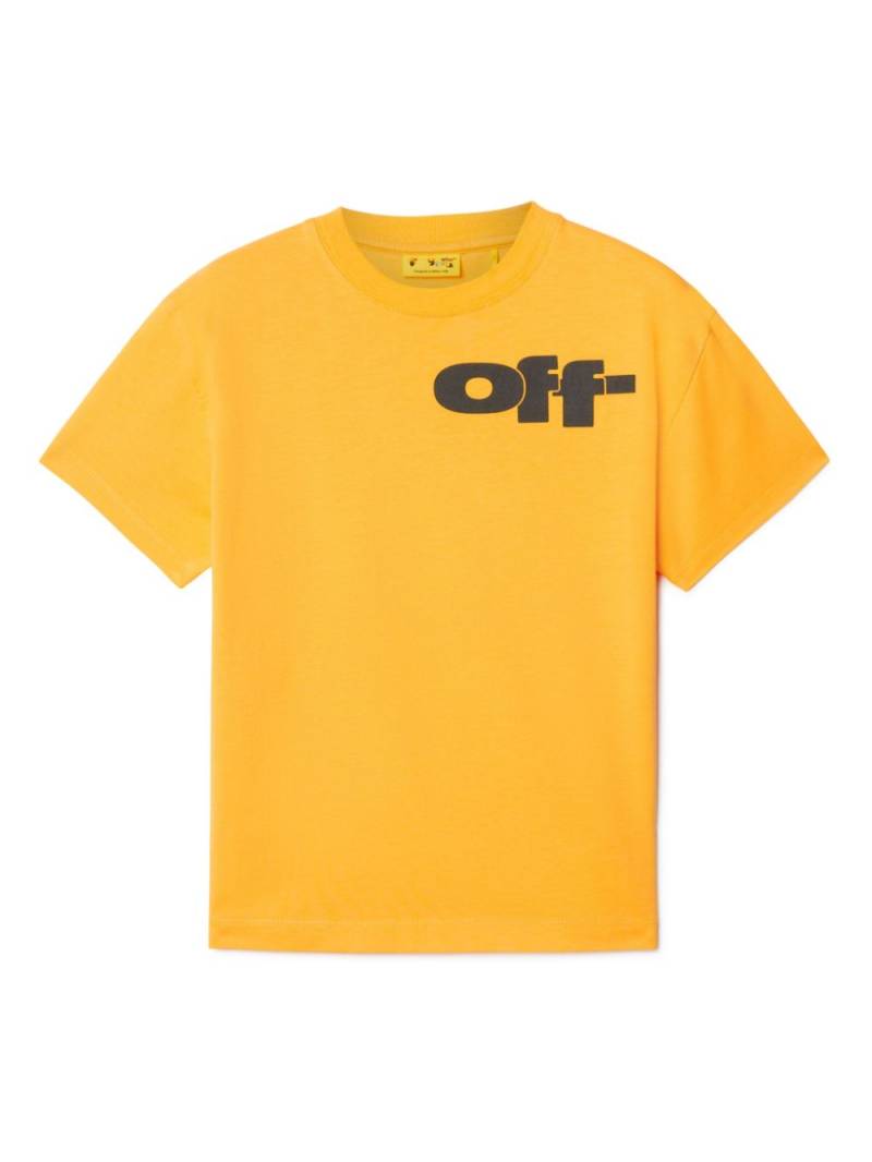 Off-White Kids Type Graphic T-shirt - Yellow von Off-White Kids