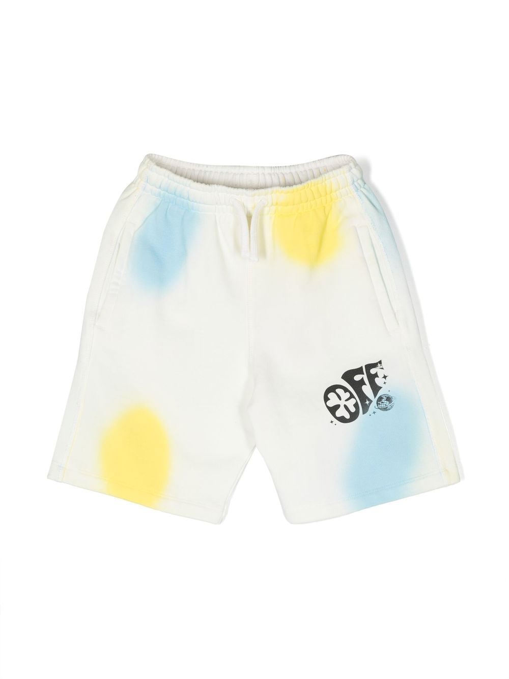 Off-White Kids graphic-print shorts - Neutrals von Off-White Kids