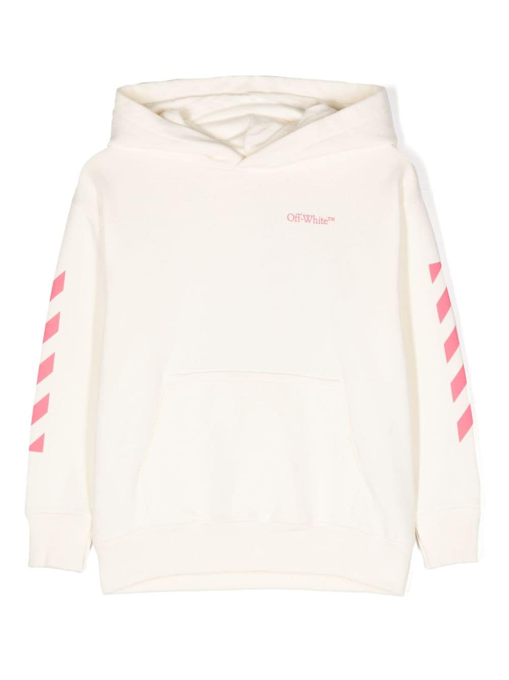 Off-White Kids logo-print cotton hoodie von Off-White Kids