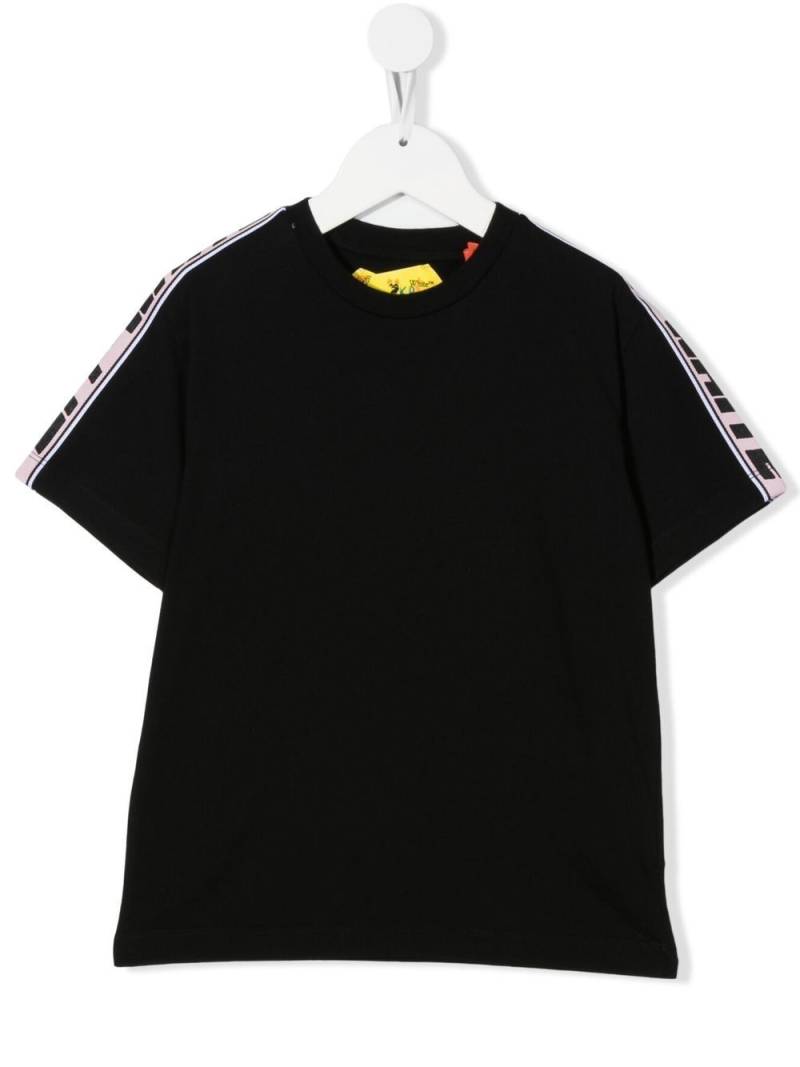 Off-White Kids logo tape short-sleeve T-shirt - Black von Off-White Kids