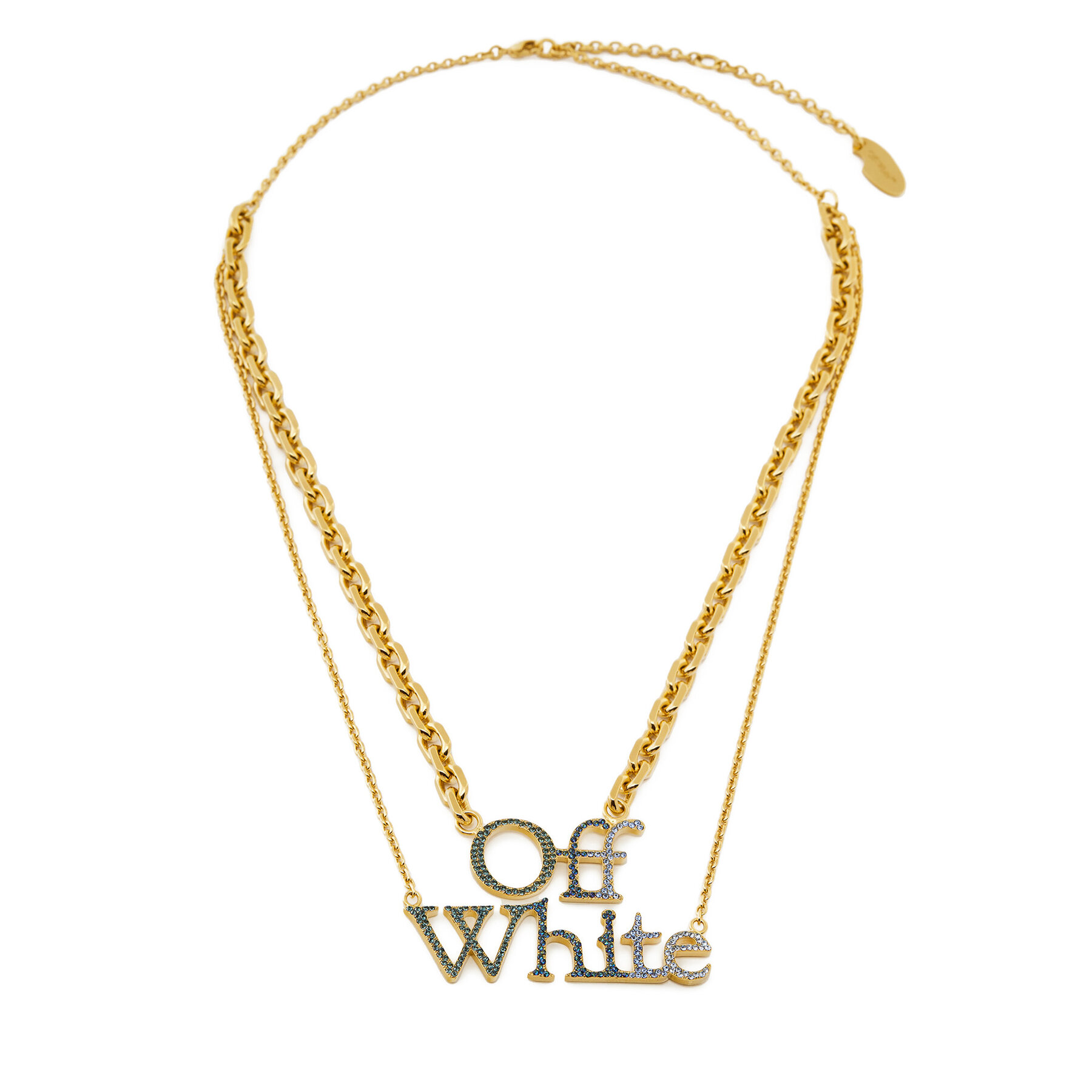 Halskette Off-White OWOB097S23MET0028445 Goldfarben von Off-White