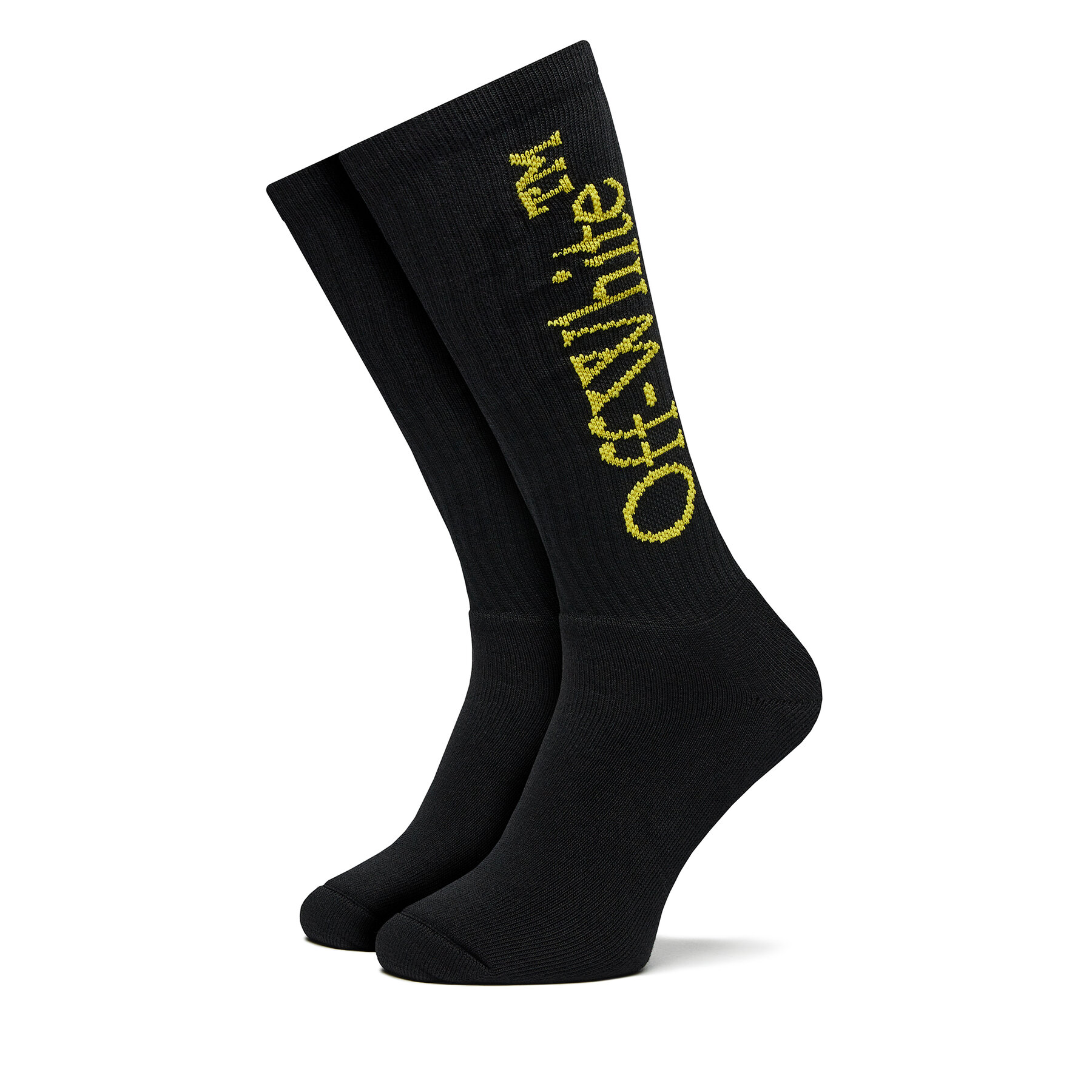 Hohe Herrensocken Off-White OMRA075S23KNI0011018 Schwarz Hohe Herrensocken Off-White OMRA075S23KNI0011018 Schwarz von Off-White