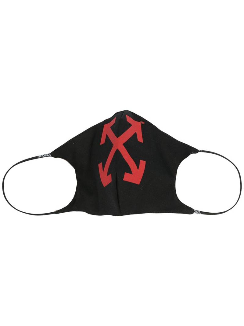 Off-White Arrow face mask - Black von Off-White