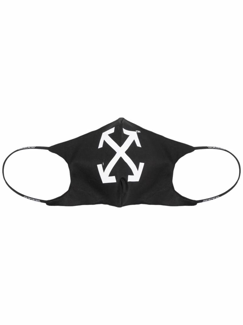 Off-White Arrows face mask - Black von Off-White