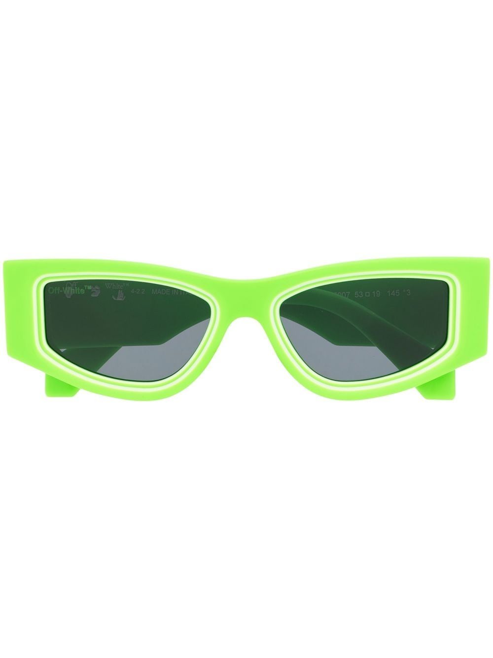 Off-White Eyewear Andy cat-eye sunglasses - Green von Off-White Eyewear