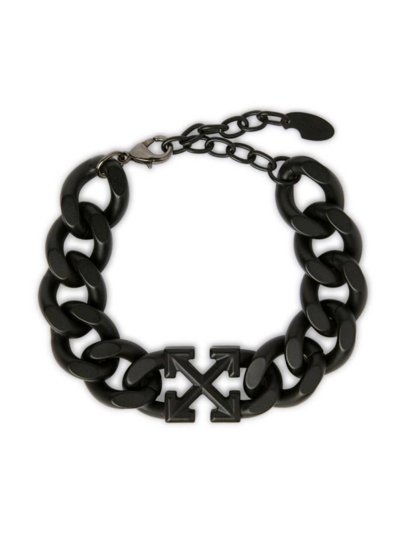 Off-White Arrow-chain bracelet - Black von Off-White