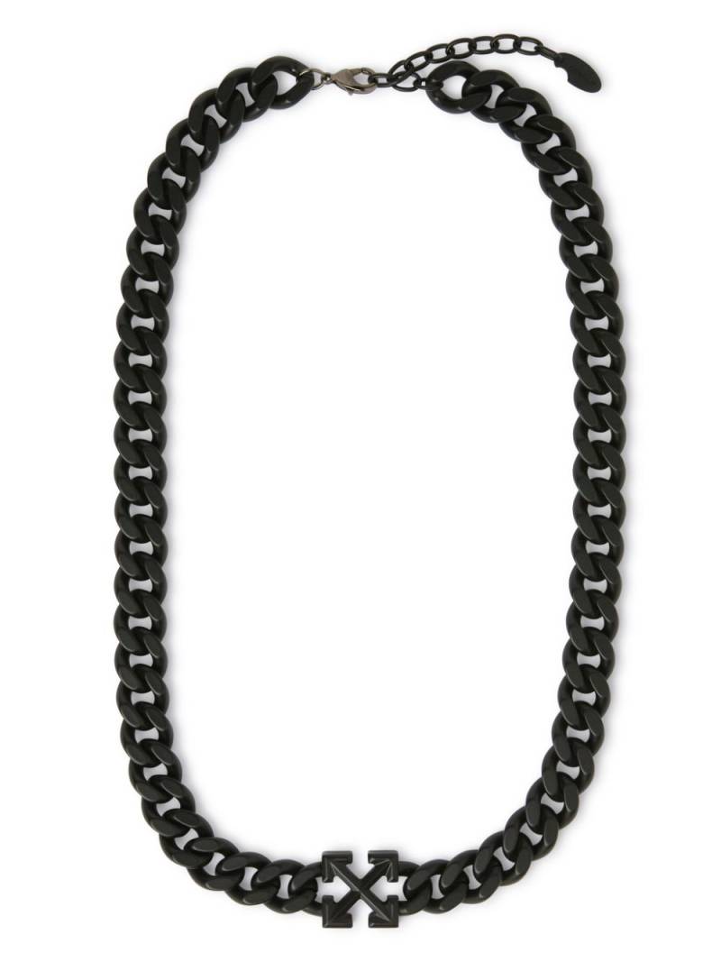 Off-White Arrow chain necklace - Black von Off-White