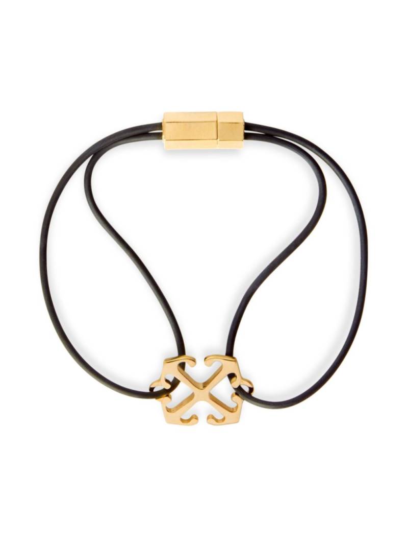 Off-White Arrow cord bracelet - Gold von Off-White