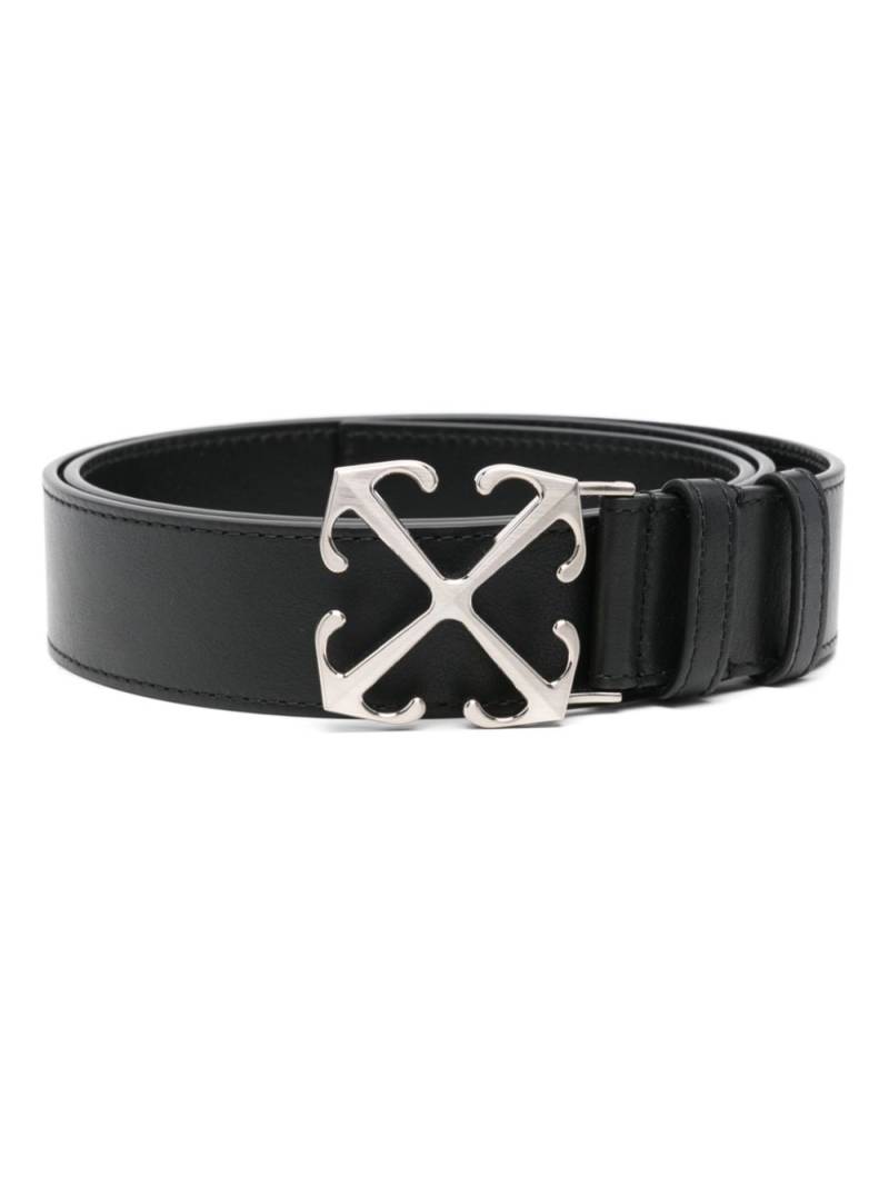 Off-White Arrow leather belt - Black von Off-White