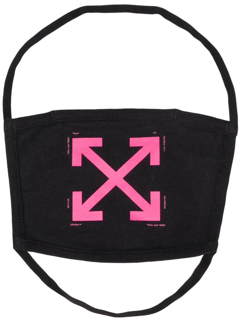 Off-White logo-print face mask - Black von Off-White