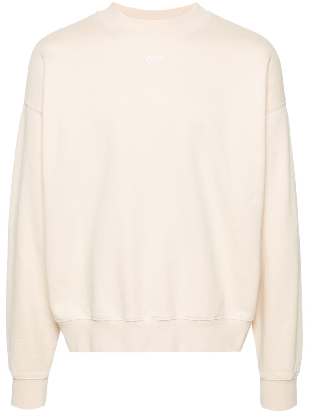 Off-White Arrows-embroidered cotton sweatshirt von Off-White