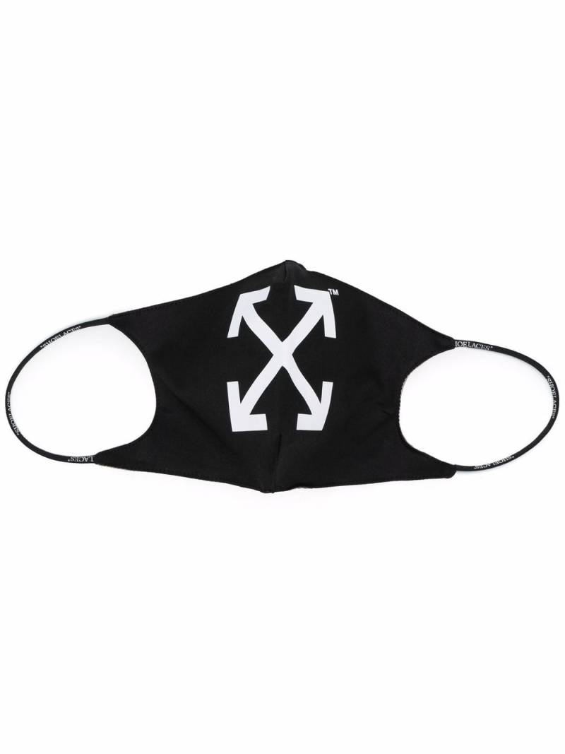 Off-White Arrows face mask - Black von Off-White