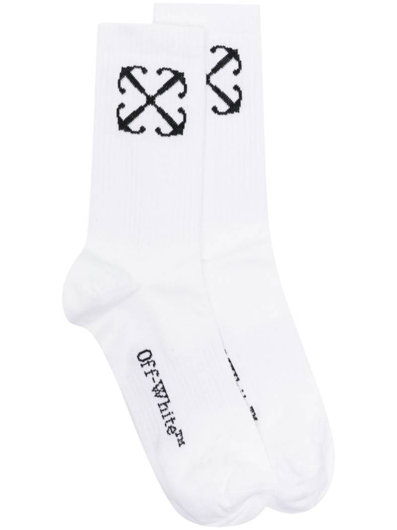 Off-White Arrows-motif cotton socks von Off-White