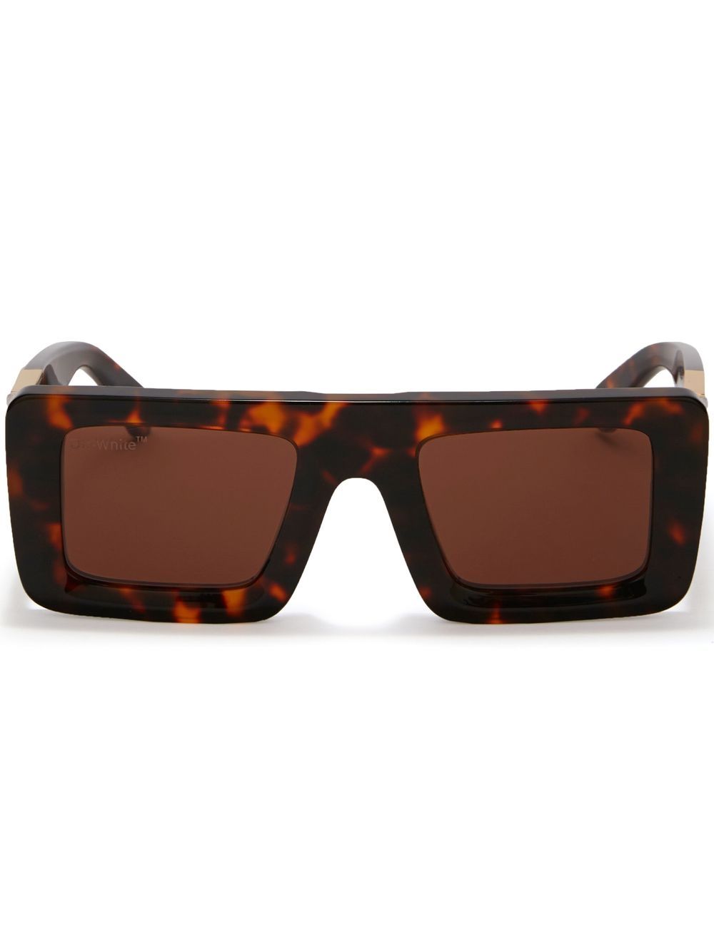 Off-White Eyewear Arrows-motif tinted sunglasses - Brown von Off-White Eyewear