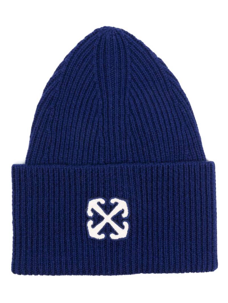 Off-White Arrows-patch beanie - Blue von Off-White