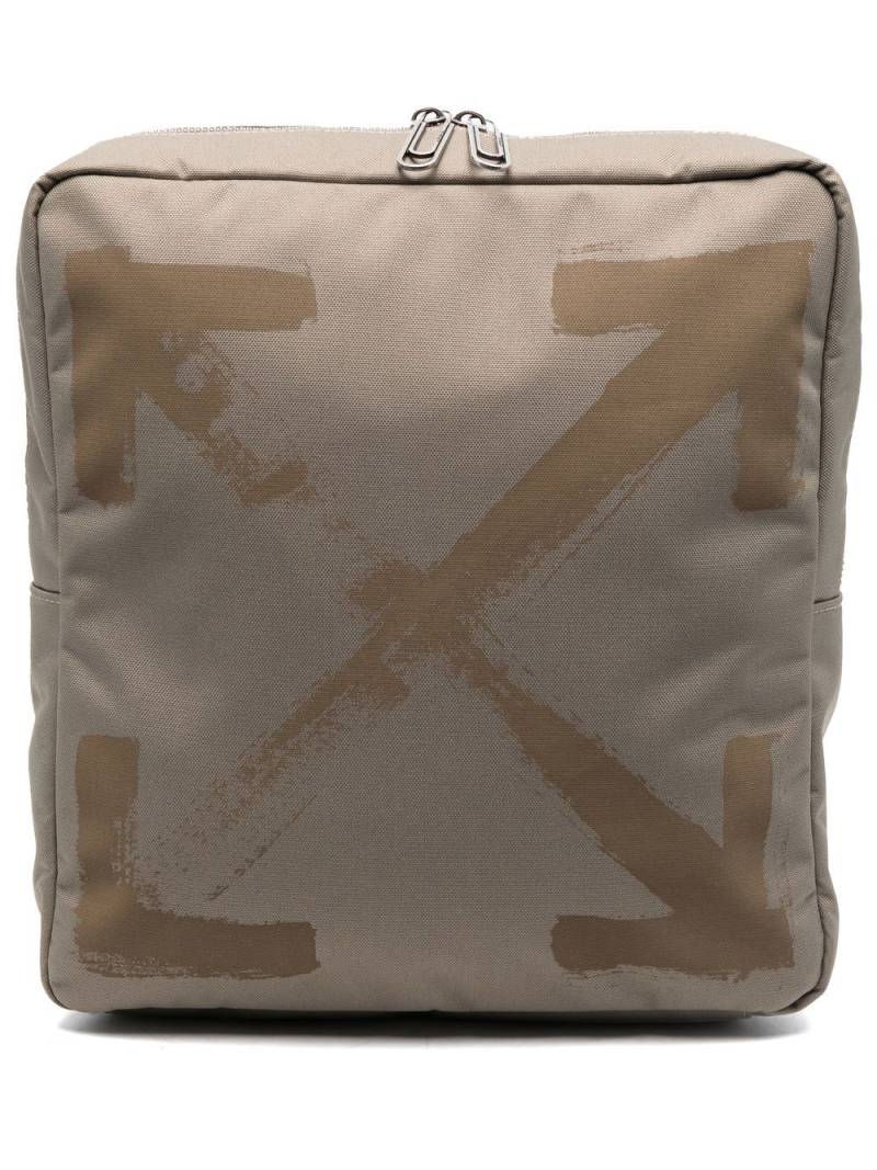 Off-White Arrows-print backpack - Green von Off-White