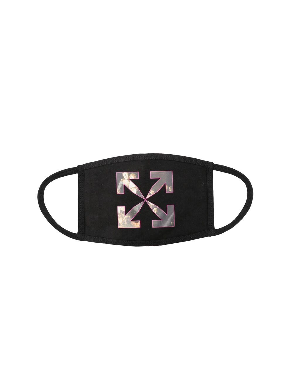 Off-White Arrows-print face mask - Black von Off-White