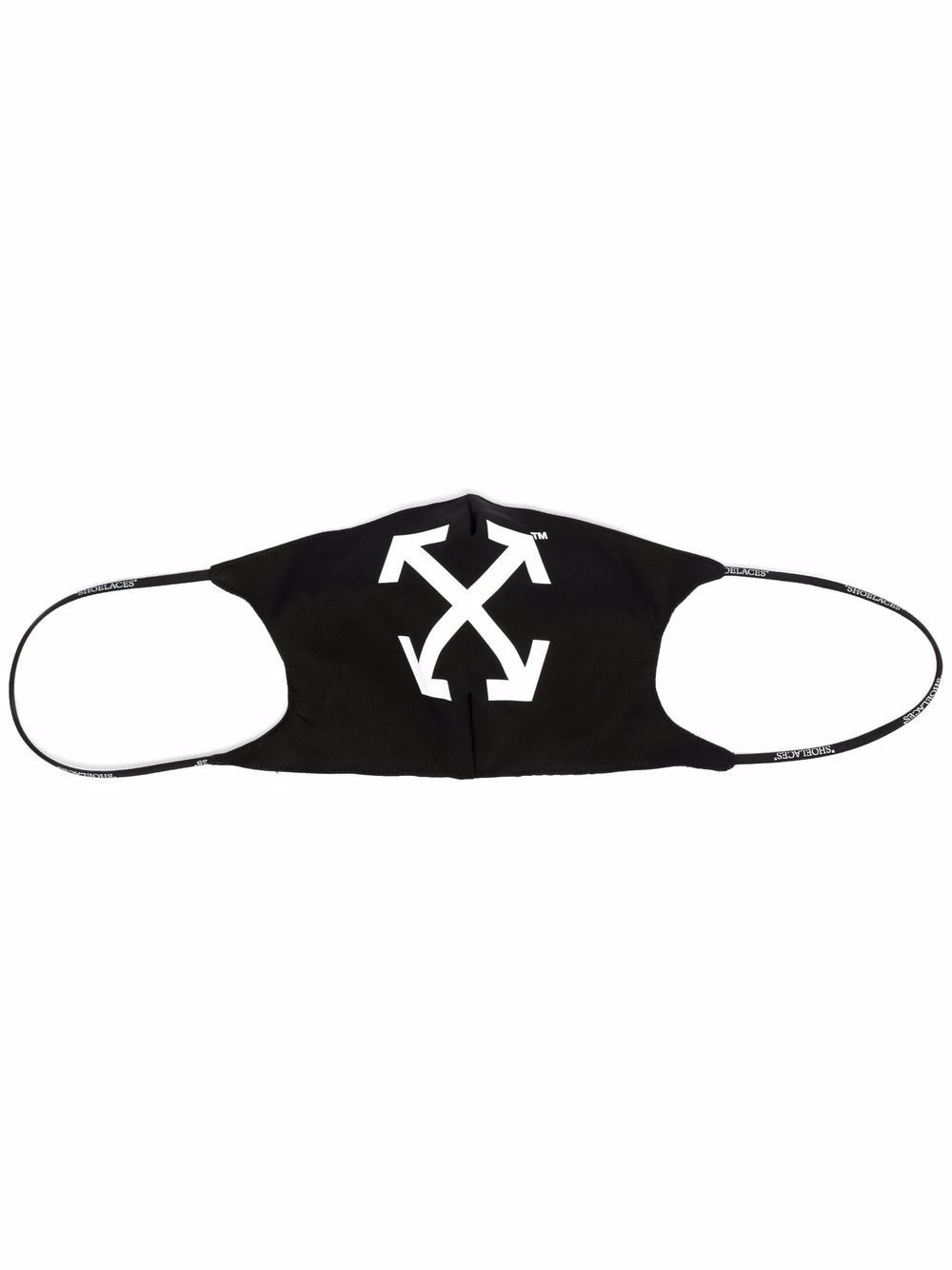 Off-White Arrows print face mask - Black von Off-White