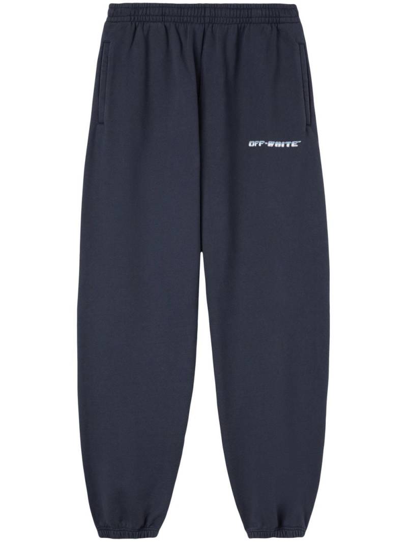 Off-White Arrows-print track pants - Blue von Off-White