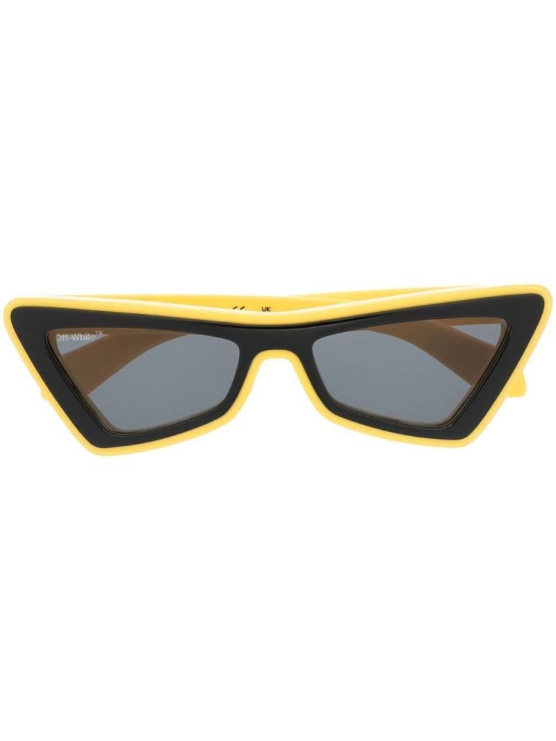 Off-White Eyewear Arrows cat-eye frame sunglasses - Yellow von Off-White Eyewear