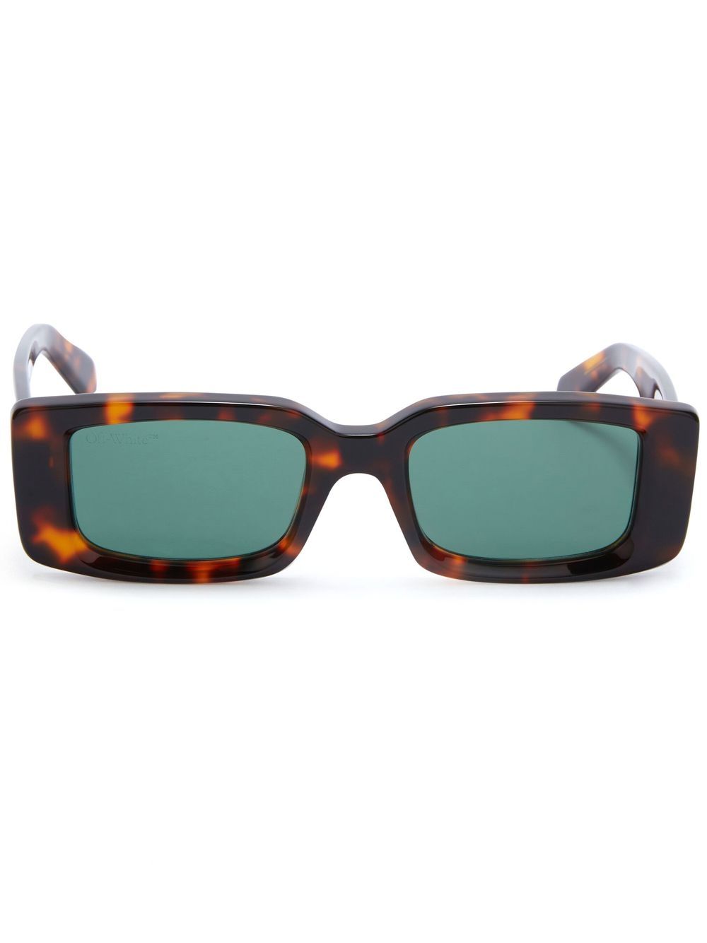 Off-White Eyewear Arthur tortoiseshell-design sunglasses - Green von Off-White Eyewear