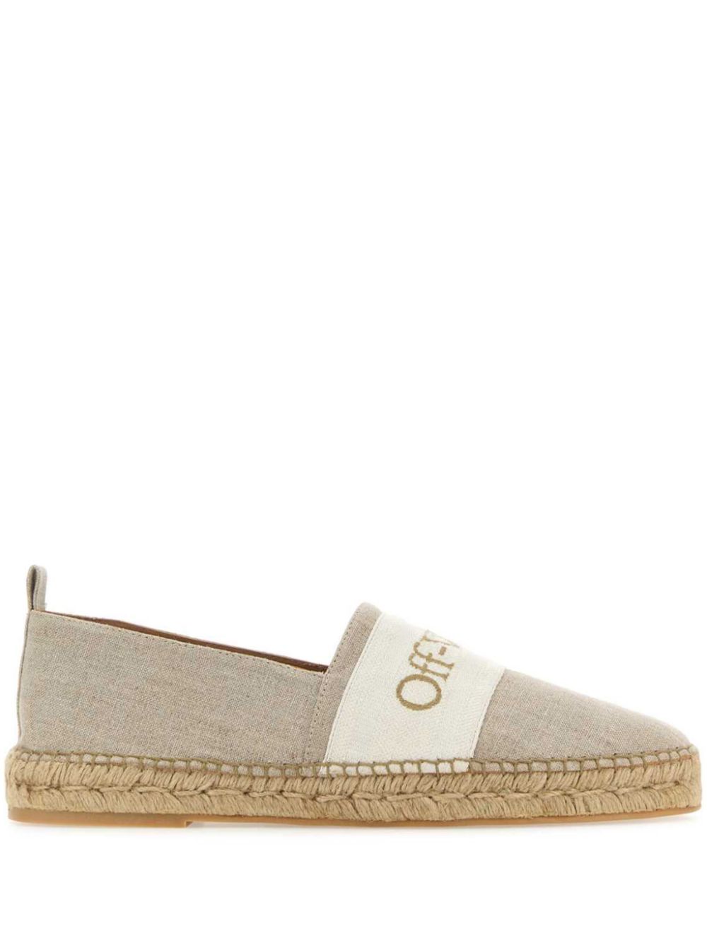 Off-White BOOKISH LINEN ESPADRILLAS - Neutrals von Off-White