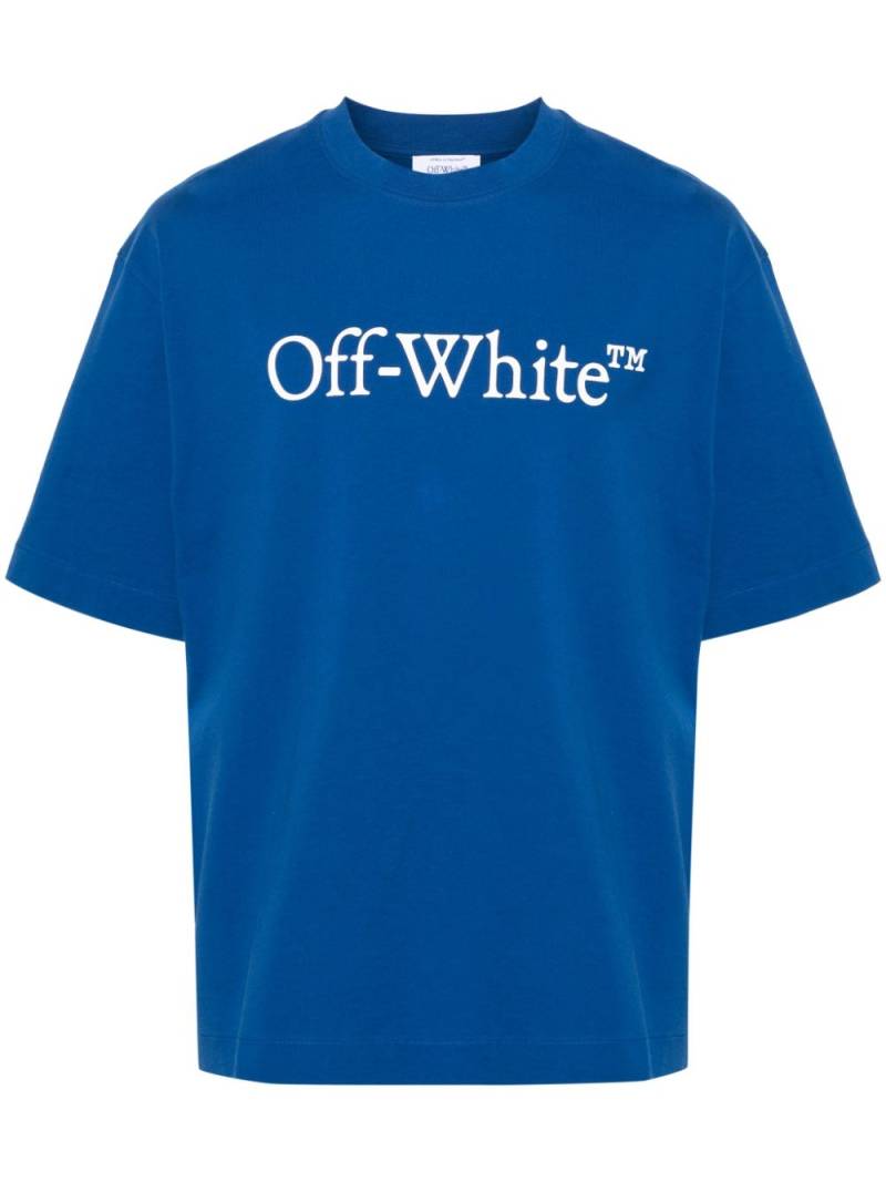 Off-White Big Bookish Skate cotton T-shirt - Blue von Off-White