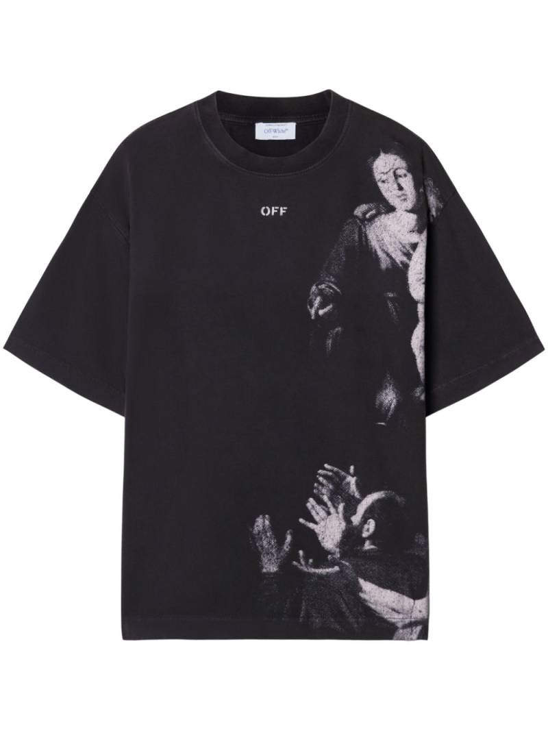 Off-White Blurred Mary T-shirt - Black von Off-White