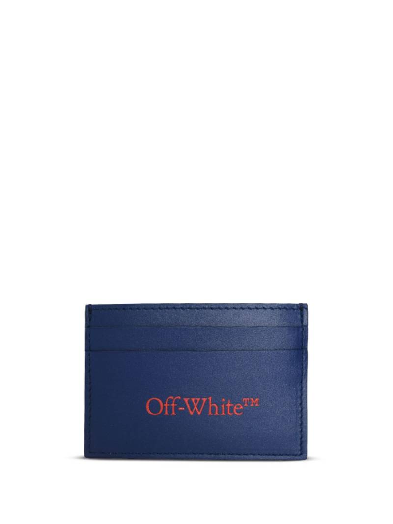 Off-White Bookish card holder - Blue von Off-White