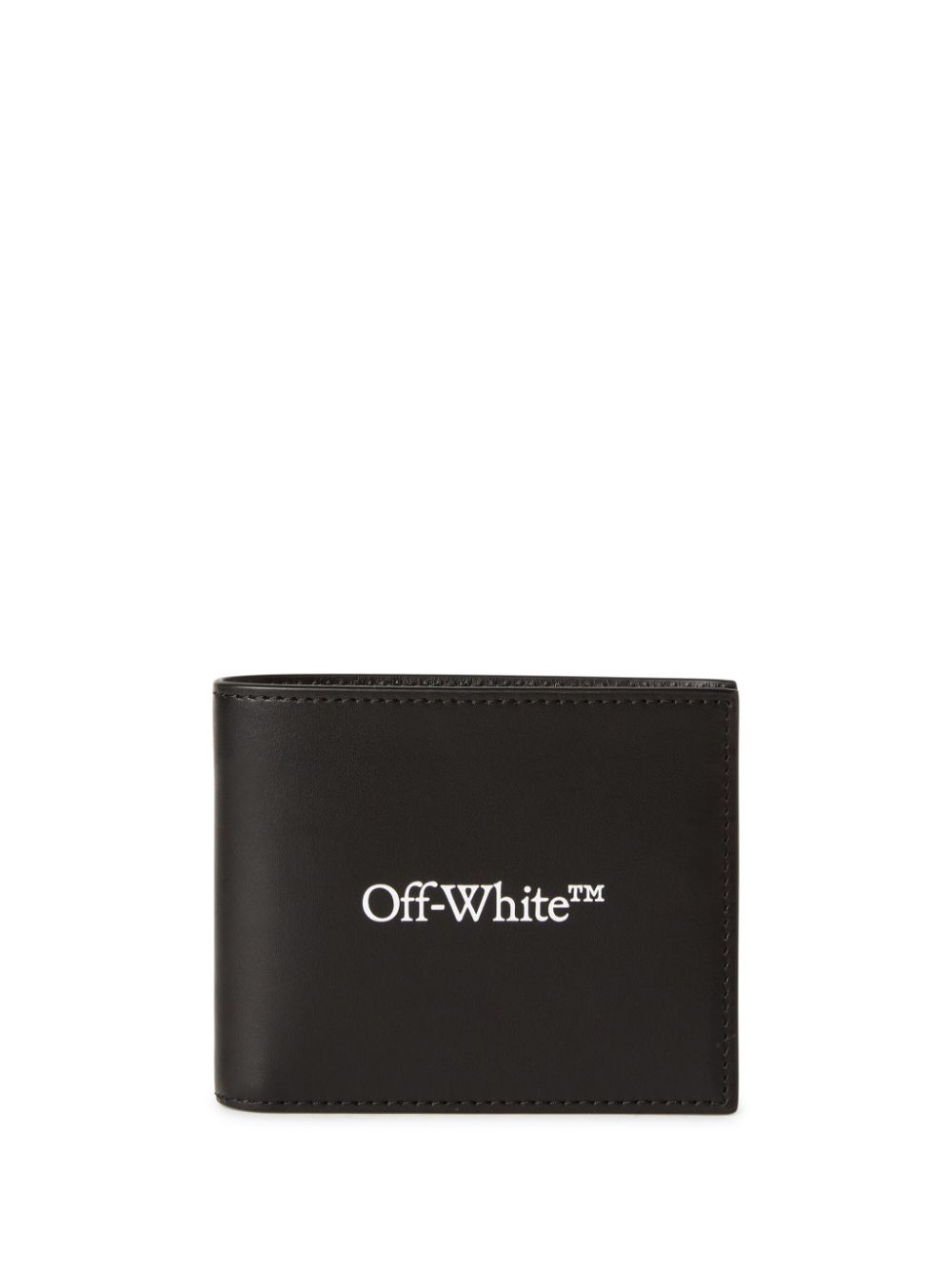 Off-White Bookish leather wallet - Black von Off-White